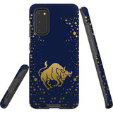 For Samsung Galaxy S20 Case, Tough Protective Back Cover, Taurus Drawing | Protective Cases | iCoverLover.com.au