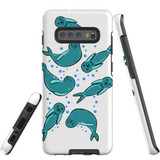 For Samsung Galaxy S10+ Plus Case, Tough Protective Back Cover, Baby Seals | Protective Cases | iCoverLover.com.au