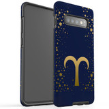 For Samsung Galaxy S10+ Plus Case, Tough Protective Back Cover, Aries Sign | Protective Cases | iCoverLover.com.au