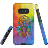 For Samsung Galaxy S10e Case, Tough Protective Back Cover, Colourful Dreamcatcher | Protective Cases | iCoverLover.com.au