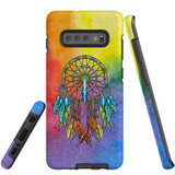 For Samsung Galaxy S10+ Plus Case, Tough Protective Back Cover, Colourful Dreamcatcher | Protective Cases | iCoverLover.com.au