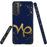 For Samsung Galaxy S21+ Plus Case, Tough Protective Back Cover, Capricorn Sign | Protective Cases | iCoverLover.com.au