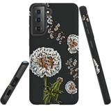 For Samsung Galaxy S21+ Plus Case, Tough Protective Back Cover, Dandelion Flowers | Protective Cases | iCoverLover.com.au