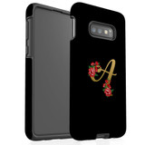 For Samsung Galaxy S10e Case, Tough Protective Back Cover, Embellished Letter A | Protective Cases | iCoverLover.com.au