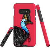 For Samsung Galaxy S10e Case, Tough Protective Back Cover, Cassowary Portrait | Protective Cases | iCoverLover.com.au