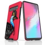 For Samsung Galaxy S21 Ultra/S21+ Plus/S21,S20 Ultra/S20+/S20,S10 5G, S10+/S10/S10e, S9+/S9 Case, Tough Protective Back Cover, Cassowary Portrait | Protective Cases | iCoverLover.com.au