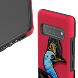 For Samsung Galaxy S21 Ultra/S21+ Plus/S21,S20 Ultra/S20+/S20,S10 5G, S10+/S10/S10e, S9+/S9 Case, Tough Protective Back Cover, Cassowary Portrait | Protective Cases | iCoverLover.com.au