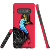 For Samsung Galaxy S10+ Plus Case, Tough Protective Back Cover, Cassowary Portrait | Protective Cases | iCoverLover.com.au