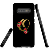 For Samsung Galaxy S10+ Plus Case, Tough Protective Back Cover, Embellished Letter O | Protective Cases | iCoverLover.com.au