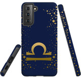 For Samsung Galaxy S21+ Plus Case, Tough Protective Back Cover, Libra Sign | Protective Cases | iCoverLover.com.au