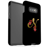 For Samsung Galaxy S10e Case, Tough Protective Back Cover, Embellished Letter N | Protective Cases | iCoverLover.com.au