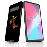 For Samsung Galaxy S21 Ultra/S21+ Plus/S21,S20 Ultra/S20+/S20,S10 5G, S10+/S10/S10e, S9+/S9 Case, Tough Protective Back Cover, Embellished Letter X | Protective Cases | iCoverLover.com.au