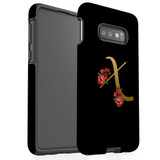 For Samsung Galaxy S10e Case, Tough Protective Back Cover, Embellished Letter X | Protective Cases | iCoverLover.com.au
