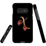 For Samsung Galaxy S10e Case, Tough Protective Back Cover, Embellished Letter X | Protective Cases | iCoverLover.com.au