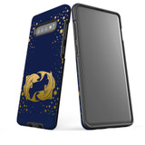 For Samsung Galaxy S10+ Plus Case, Tough Protective Back Cover, Pisces Drawing | Protective Cases | iCoverLover.com.au