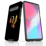 For Samsung Galaxy S21 Ultra/S21+ Plus/S21,S20 Ultra/S20+/S20,S10 5G, S10+/S10/S10e, S9+/S9 Case, Tough Protective Back Cover, Embellished Letter Y | Protective Cases | iCoverLover.com.au
