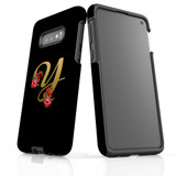For Samsung Galaxy S10e Case, Tough Protective Back Cover, Embellished Letter Y | Protective Cases | iCoverLover.com.au
