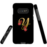 For Samsung Galaxy S10e Case, Tough Protective Back Cover, Embellished Letter Y | Protective Cases | iCoverLover.com.au