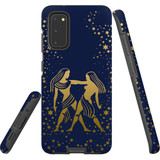 For Samsung Galaxy S20 Case, Tough Protective Back Cover, Gemini Drawing | Protective Cases | iCoverLover.com.au