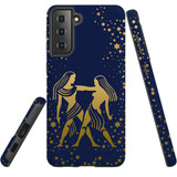 For Samsung Galaxy S21+ Plus Case, Tough Protective Back Cover, Gemini Drawing | Protective Cases | iCoverLover.com.au