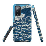 For Samsung Galaxy S20 FE Fan Edition Case, Tough Protective Back Cover, Japanese Wave | Protective Cases | iCoverLover.com.au