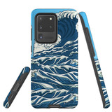 For Samsung Galaxy S20 Ultra Case, Tough Protective Back Cover, Japanese Wave | Protective Cases | iCoverLover.com.au