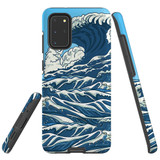 For Samsung Galaxy S20+ Plus Case, Tough Protective Back Cover, Japanese Wave | Protective Cases | iCoverLover.com.au