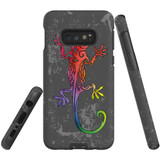For Samsung Galaxy S10e Case, Tough Protective Back Cover, Colorful Lizard | Protective Cases | iCoverLover.com.au