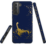 For Samsung Galaxy S21+ Plus Case, Tough Protective Back Cover, Scorpio Drawing | Protective Cases | iCoverLover.com.au