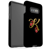 For Samsung Galaxy S10e Case, Tough Protective Back Cover, Embellished Letter K | Protective Cases | iCoverLover.com.au