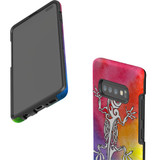 For Samsung Galaxy S10+ Plus Case, Tough Protective Back Cover, Rainbow Lizard | Protective Cases | iCoverLover.com.au