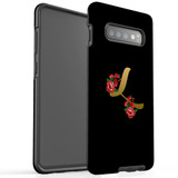For Samsung Galaxy S10+ Plus Case, Tough Protective Back Cover, Embellished Letter L | Protective Cases | iCoverLover.com.au