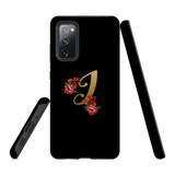 For Samsung Galaxy S20 FE Fan Edition Case, Tough Protective Back Cover, Embellished Letter I | Protective Cases | iCoverLover.com.au