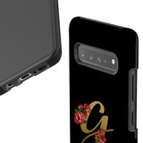 For Samsung Galaxy S21 Ultra/S21+ Plus/S21,S20 Ultra/S20+/S20,S10 5G, S10+/S10/S10e, S9+/S9 Case, Tough Protective Back Cover, Embellished Letter G | Protective Cases | iCoverLover.com.au