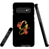 For Samsung Galaxy S20 FE Fan Edition Case, Tough Protective Back Cover, Embellished Letter G | Protective Cases | iCoverLover.com.au