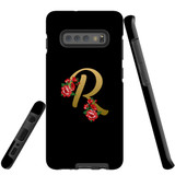 For Samsung Galaxy S10+ Plus Case, Tough Protective Back Cover, Embellished Letter R | Protective Cases | iCoverLover.com.au