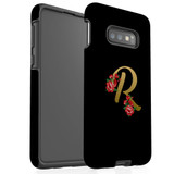 For Samsung Galaxy S10e Case, Tough Protective Back Cover, Embellished Letter R | Protective Cases | iCoverLover.com.au