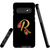 For Samsung Galaxy S10 Case, Tough Protective Back Cover, Embellished Letter R | Protective Cases | iCoverLover.com.au