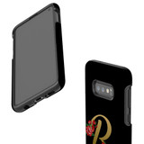 For Samsung Galaxy S10e Case, Tough Protective Back Cover, Embellished Letter R | Protective Cases | iCoverLover.com.au