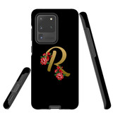 For Samsung Galaxy S20 Ultra Case, Tough Protective Back Cover, Embellished Letter R | Protective Cases | iCoverLover.com.au