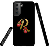 For Samsung Galaxy S21+ Plus Case, Tough Protective Back Cover, Embellished Letter R | Protective Cases | iCoverLover.com.au