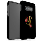 For Samsung Galaxy S10e Case, Tough Protective Back Cover, Embellished Letter S | Protective Cases | iCoverLover.com.au