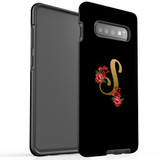 For Samsung Galaxy S10+ Plus Case, Tough Protective Back Cover, Embellished Letter S | Protective Cases | iCoverLover.com.au
