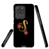 For Samsung Galaxy S20 Ultra Case, Tough Protective Back Cover, Embellished Letter S | Protective Cases | iCoverLover.com.au