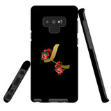 For Samsung Galaxy Note 9 Case, Tough Protective Back Cover, Embellished Letter L | Protective Cases | iCoverLover.com.au