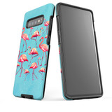 For Samsung Galaxy S10+ Plus Case, Tough Protective Back Cover, Flamingoes | Protective Cases | iCoverLover.com.au