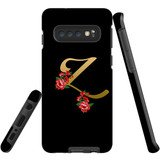 For Samsung Galaxy S10 Case, Tough Protective Back Cover, Embellished Letter Z | Protective Cases | iCoverLover.com.au