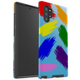 For Samsung Galaxy Note 20 UItra/Note 20/Note 10+ Plus/Note 10/9 Case, Tough Protective Back Cover, Rainbow Brushes | Protective Cases | iCoverLover.com.au