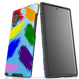 For Samsung Galaxy Note 20 UItra/Note 20/Note 10+ Plus/Note 10/9 Case, Tough Protective Back Cover, Rainbow Brushes | Protective Cases | iCoverLover.com.au
