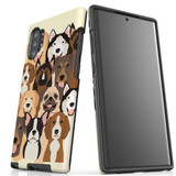 For Samsung Galaxy Note 20 Ultra, Note 20, Note 10+ Plus, Note 9 Case, Tough Protective Back Cover, Seamless Dogs | Protective Cases | iCoverLover.com.au